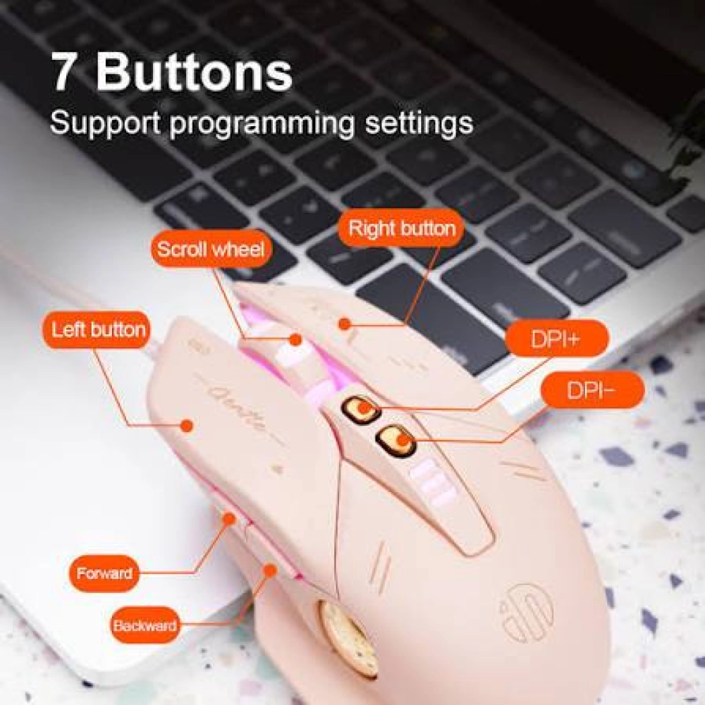 Chuột có dây gaming INPHIC W8 II 