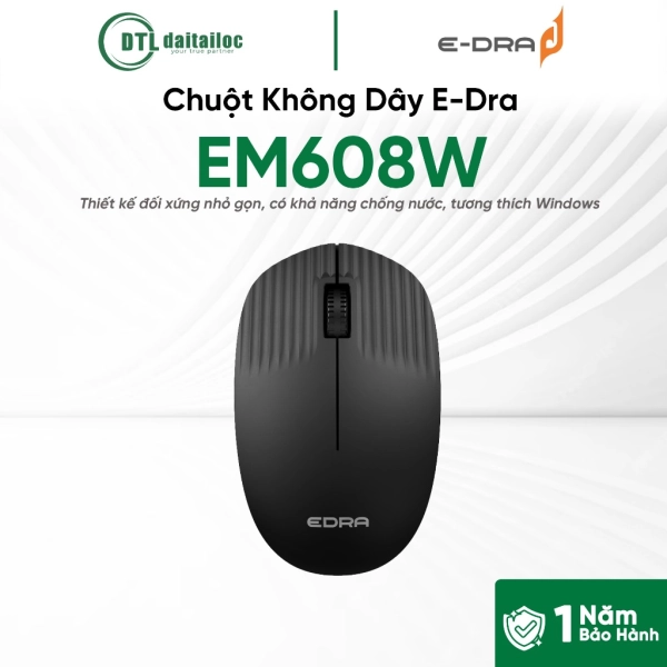 Chuột Gaming không dây EDRA EM608W 