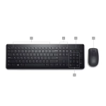 Bộ Phím Chuột Không Dây Dell KM3322W