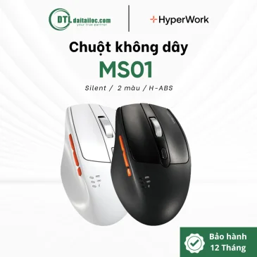 Chuột không dây bluetooth HyperWork Silentium MS01