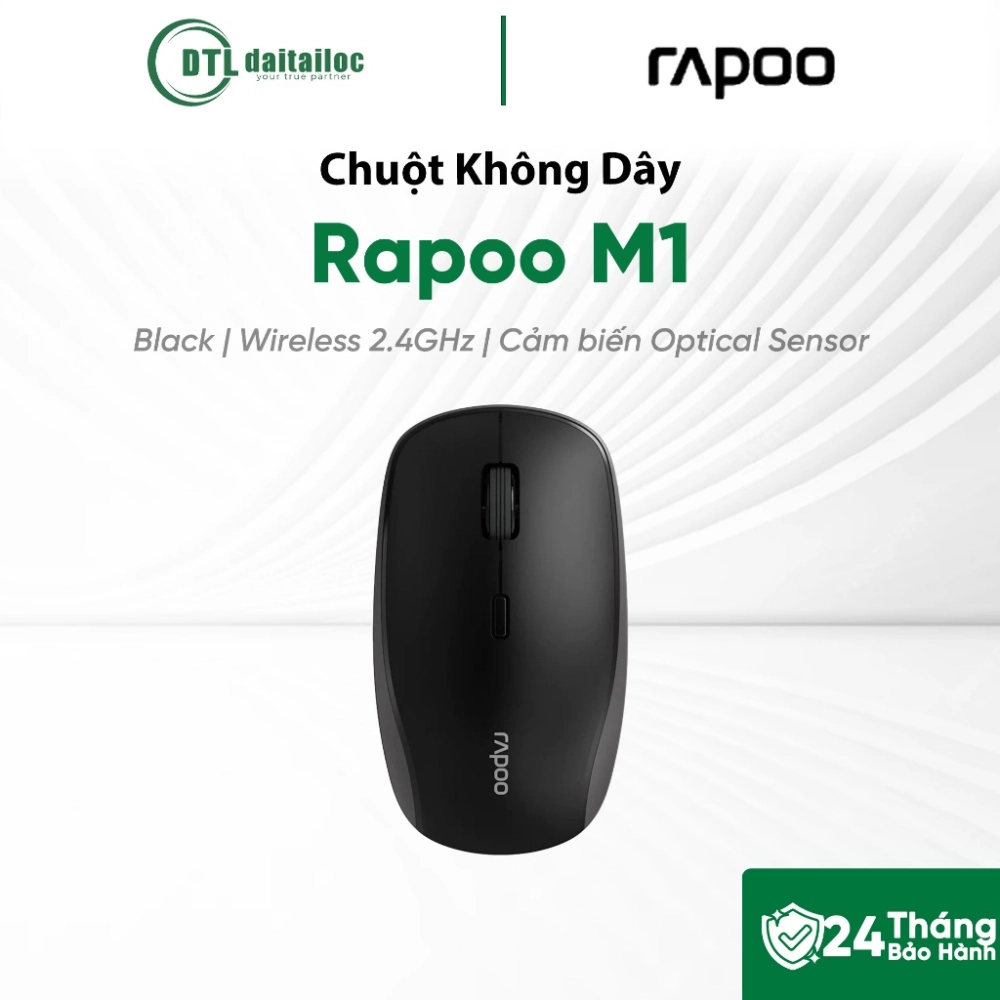 Chuột Không Dây Rapoo M1 Black