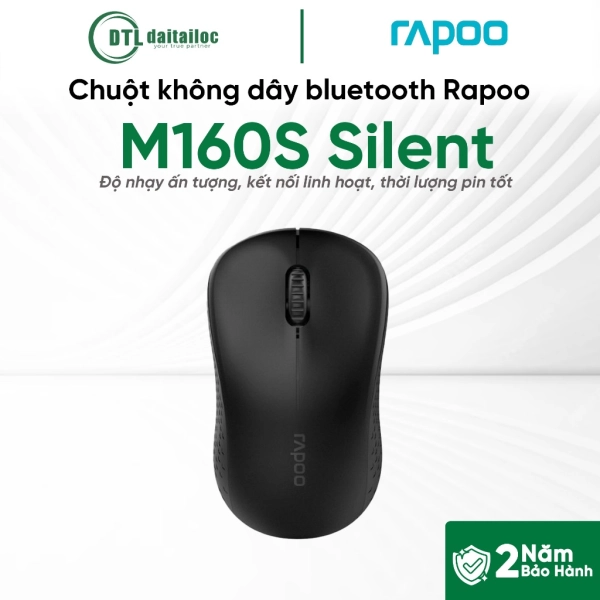 Chuột không dây bluetooth Rapoo M160S Silent