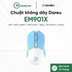 Chuột không dây gaming Dare-u EM901X RGB Blue White 