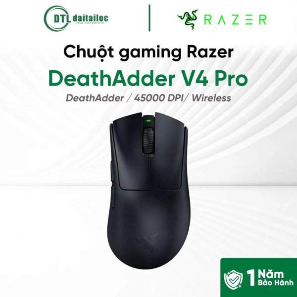 Chuột không dây gaming Razer DeathAdder V4 Pro 