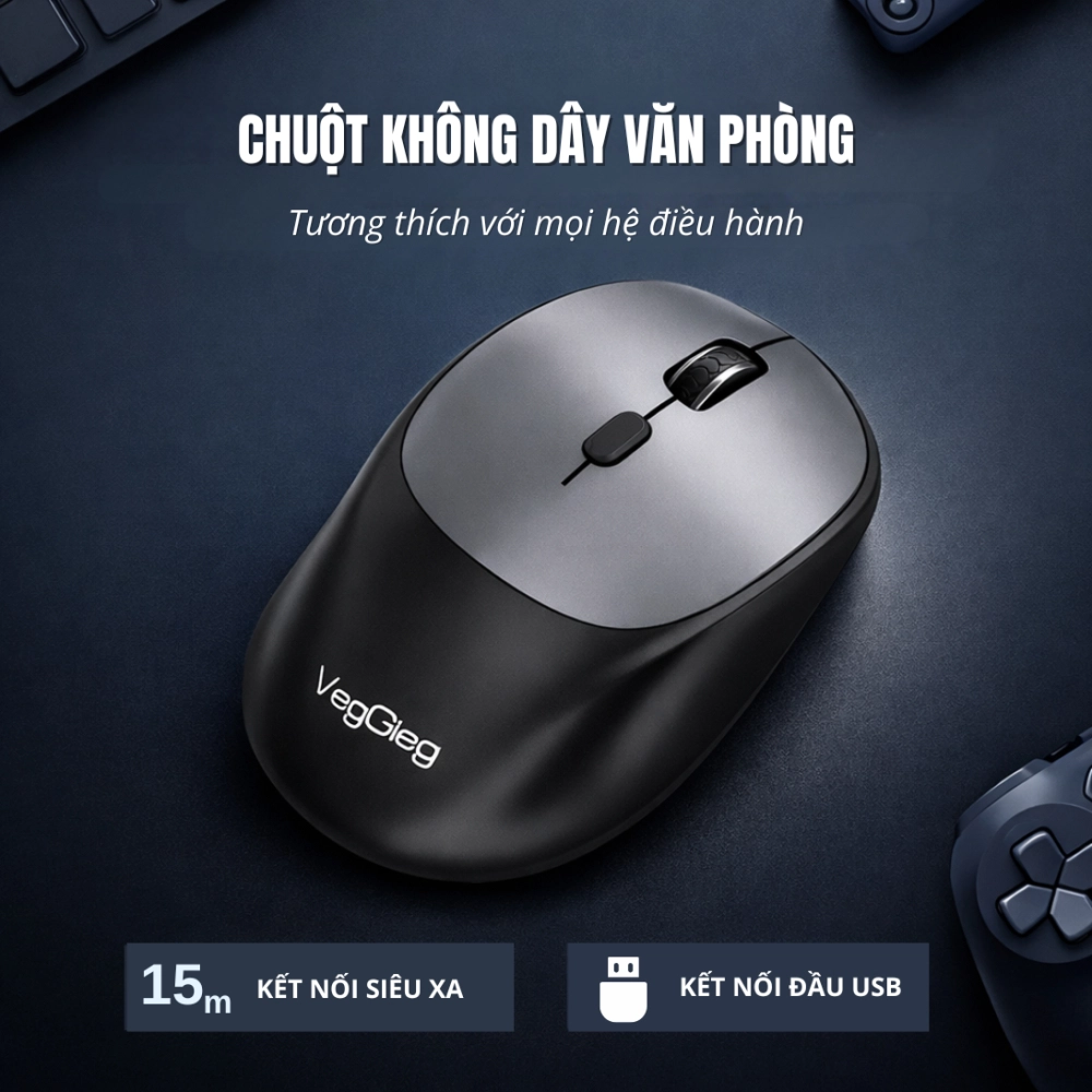 Chuột Không Dây VEGGIEG G730B