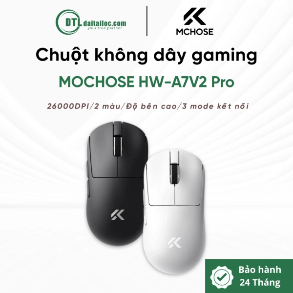 Chuột không dây gaming MCHOSE HW-A7V2 PRO