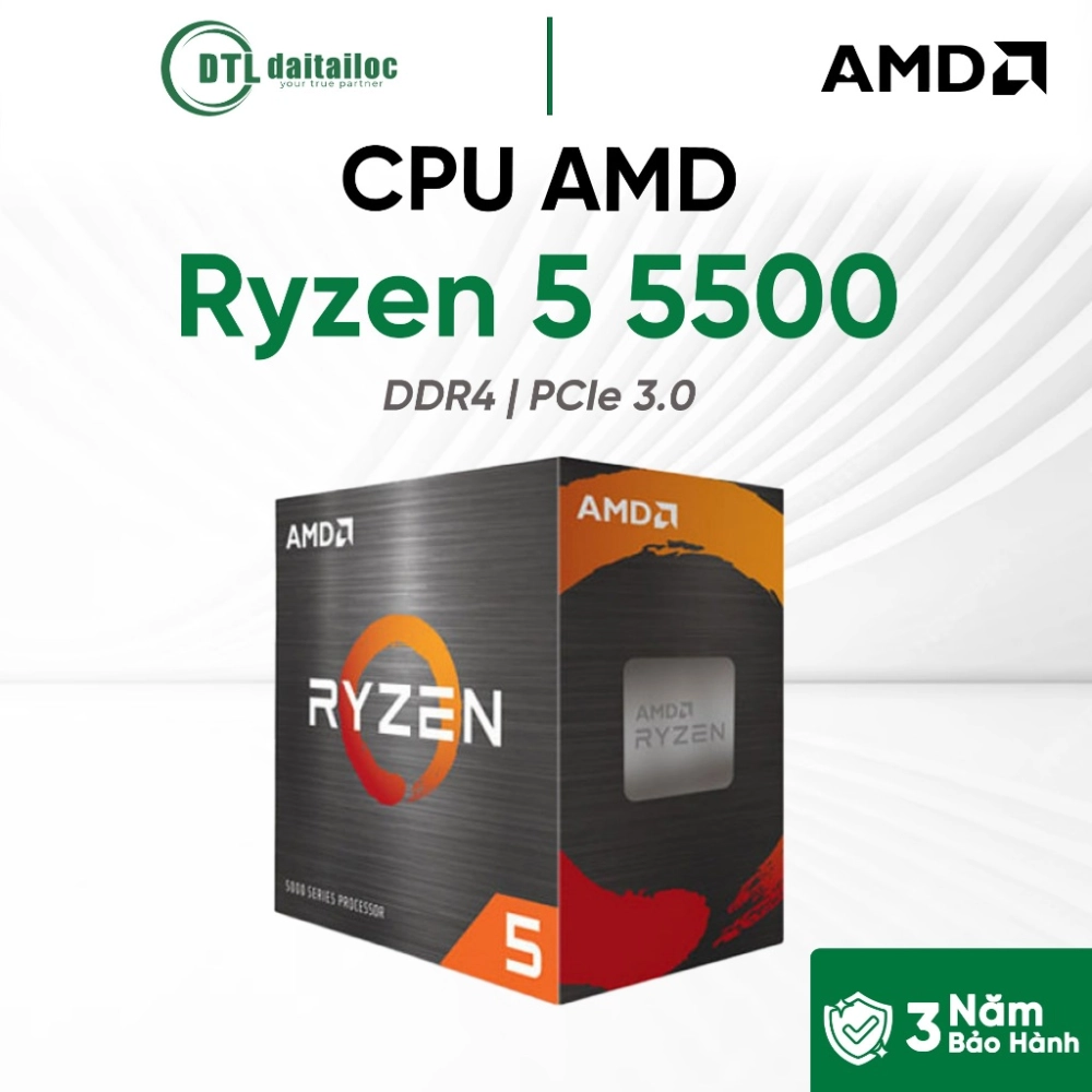 CPU AMD AM4 Ryzen 5 5500 Box CH