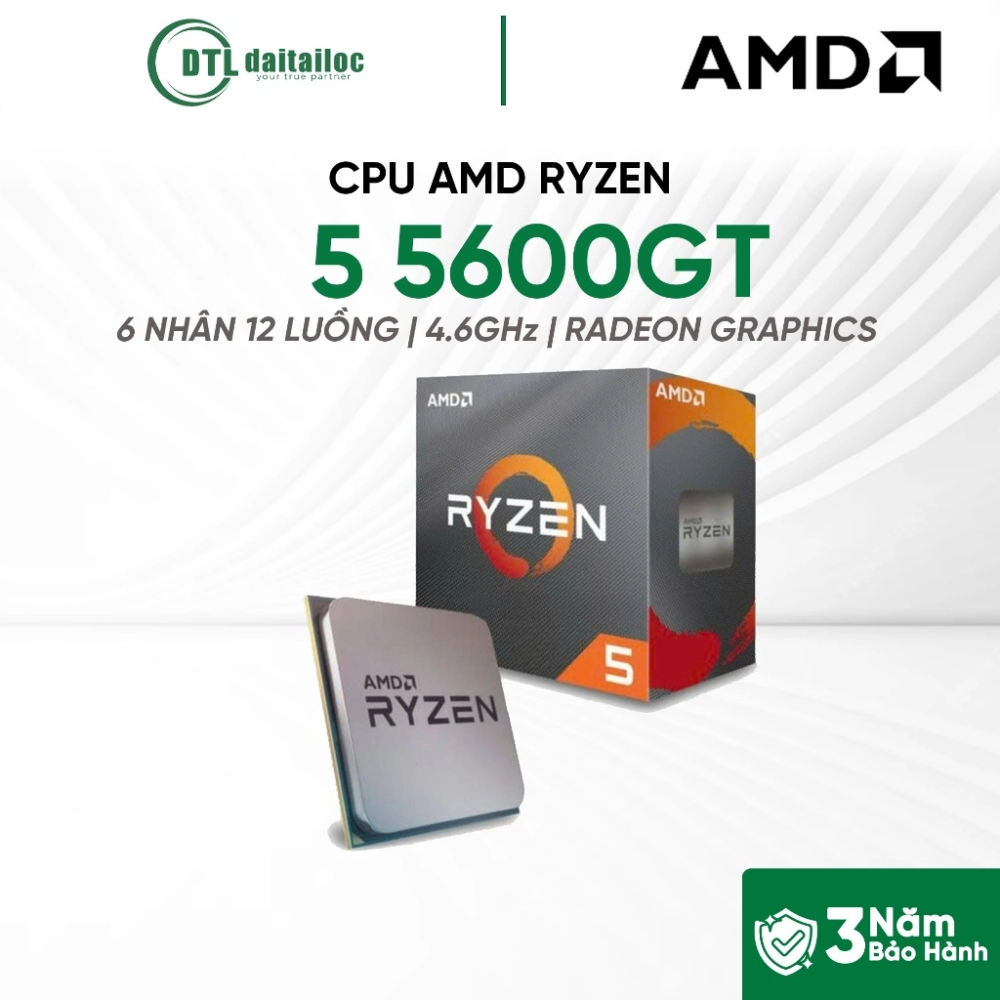 CPU AMD AM4 Ryzen 5 5600GT Box CH