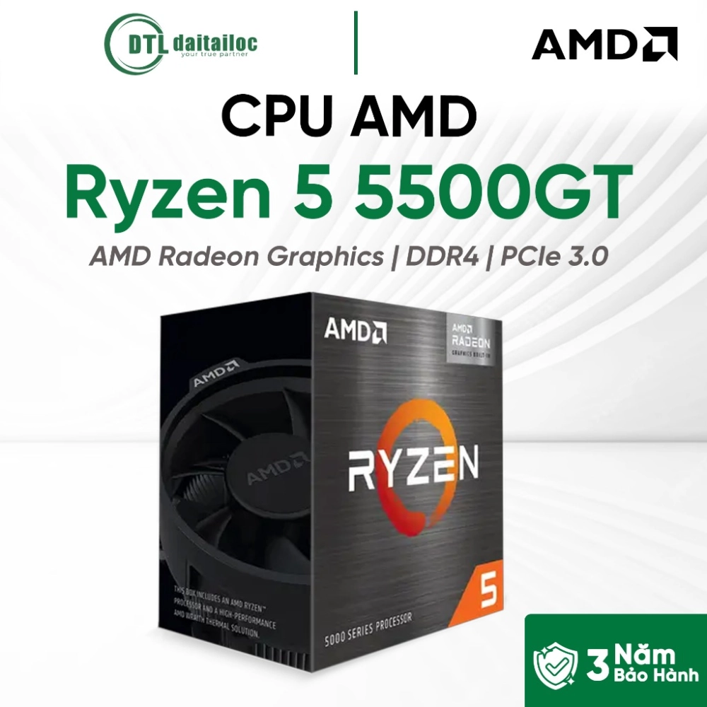 CPU AMD AM4 Ryzen 5 5500GT Box CH