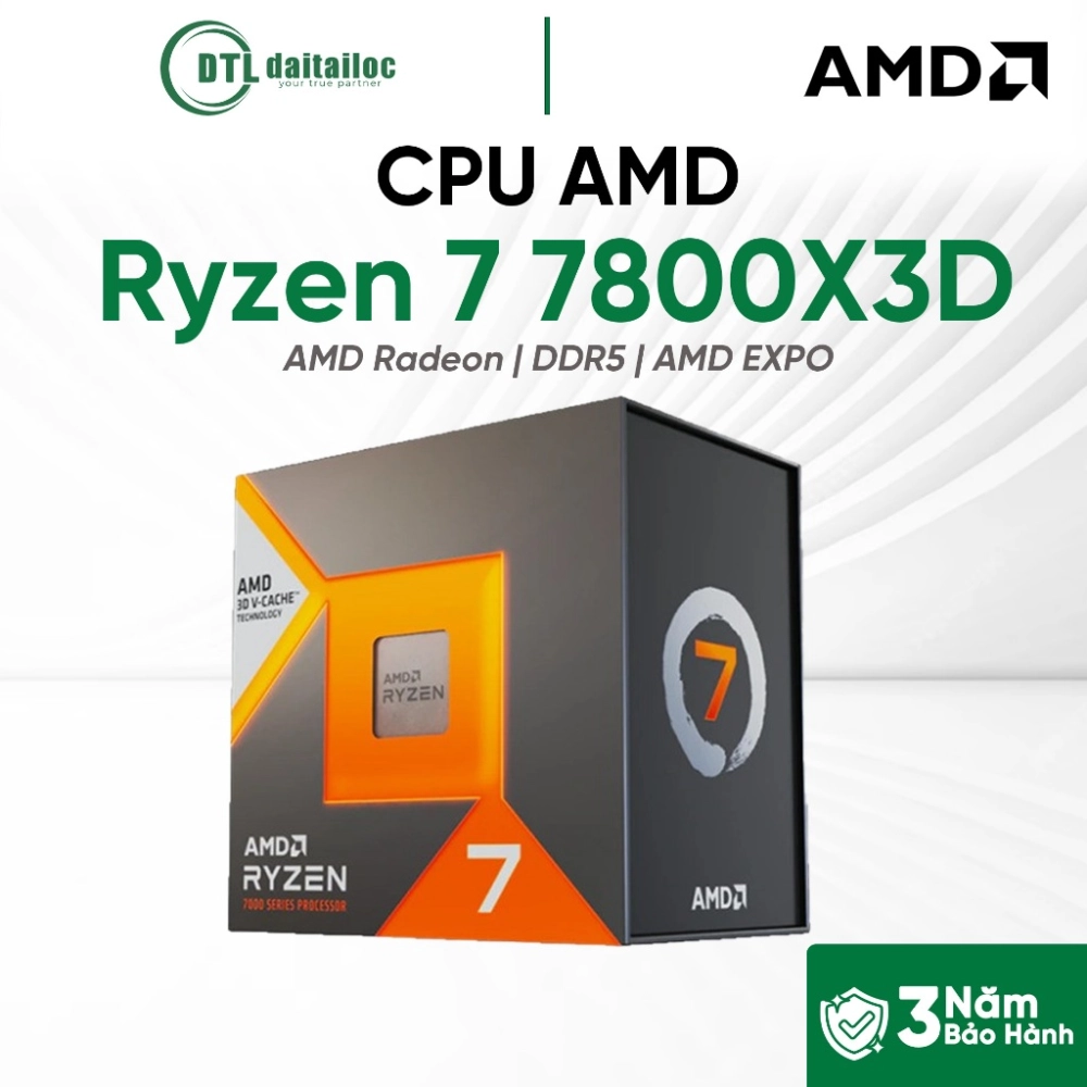 CPU AMD AM5 Ryzen 7 7800X3D