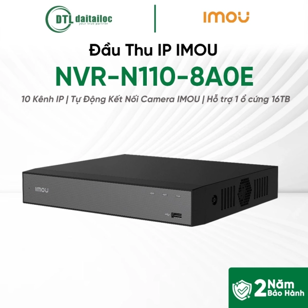 Đầu Thu IP Imou NVR-N110-8A0E