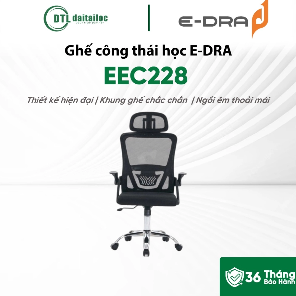 Ghế công thái học E-DRA EEC228
