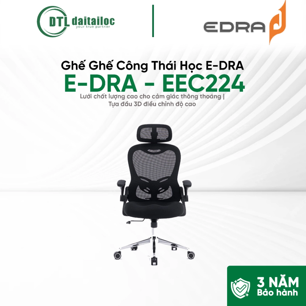 Ghế công thái học EDRA - EEC224 