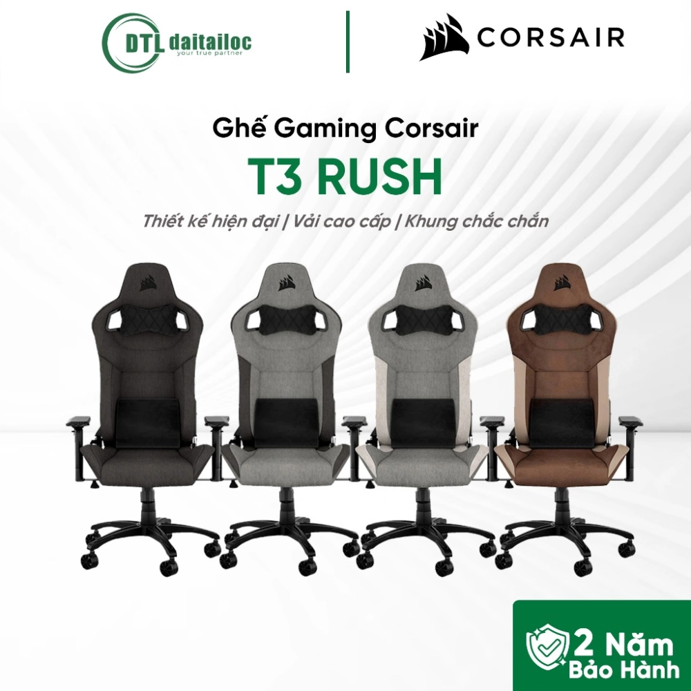 Ghế Gaming Corsair T3 RUSH 