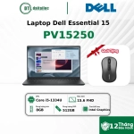 Laptop Dell Essential 15 PV15250 Core i5-1334U 8GB 512GB 15.6 FHD Ubuntu DOS Đen (NK) 
