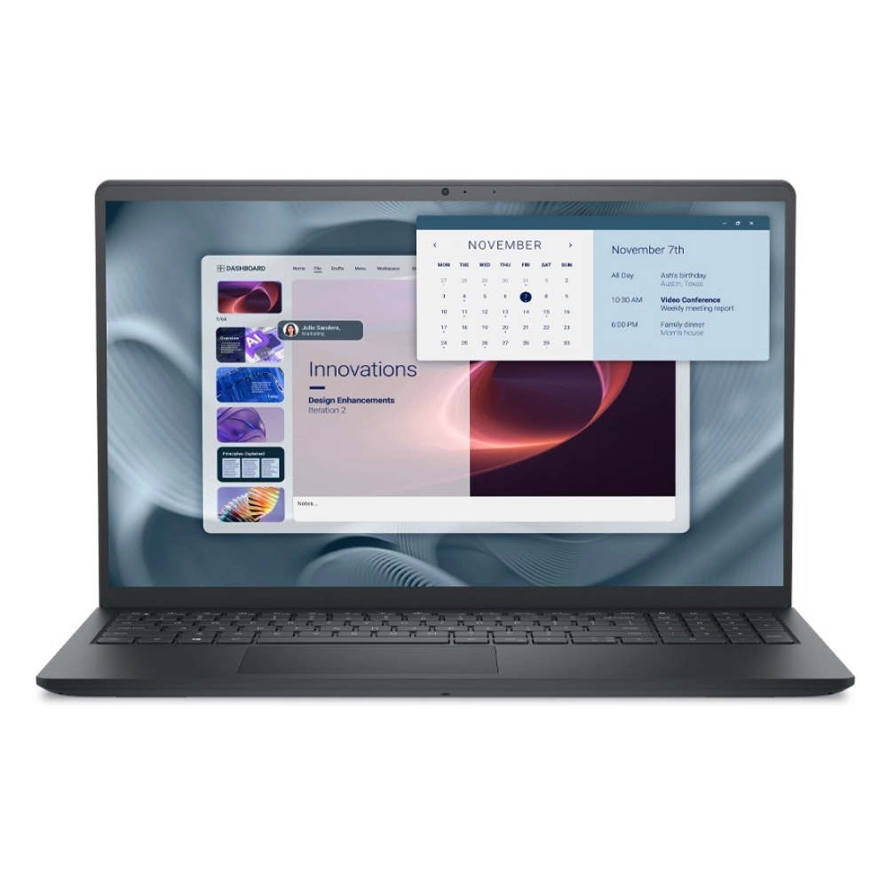 Laptop Dell PRO 15 Essential PV15250 i7-1355U 8GB 512GB 15.6 UBUNTU black (NK)