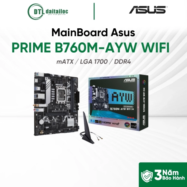 MAINBOARD ASUS B760M-AYW WIFI DDR4