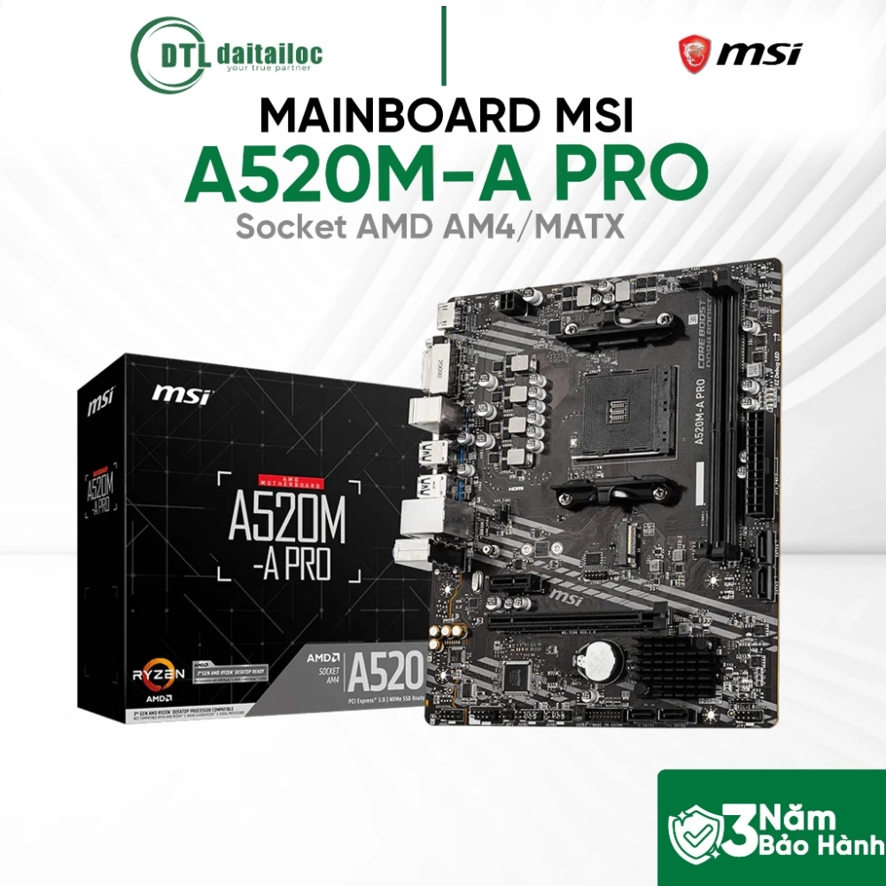 MAIN MSI A520M-A PRO ( AMD AM4)