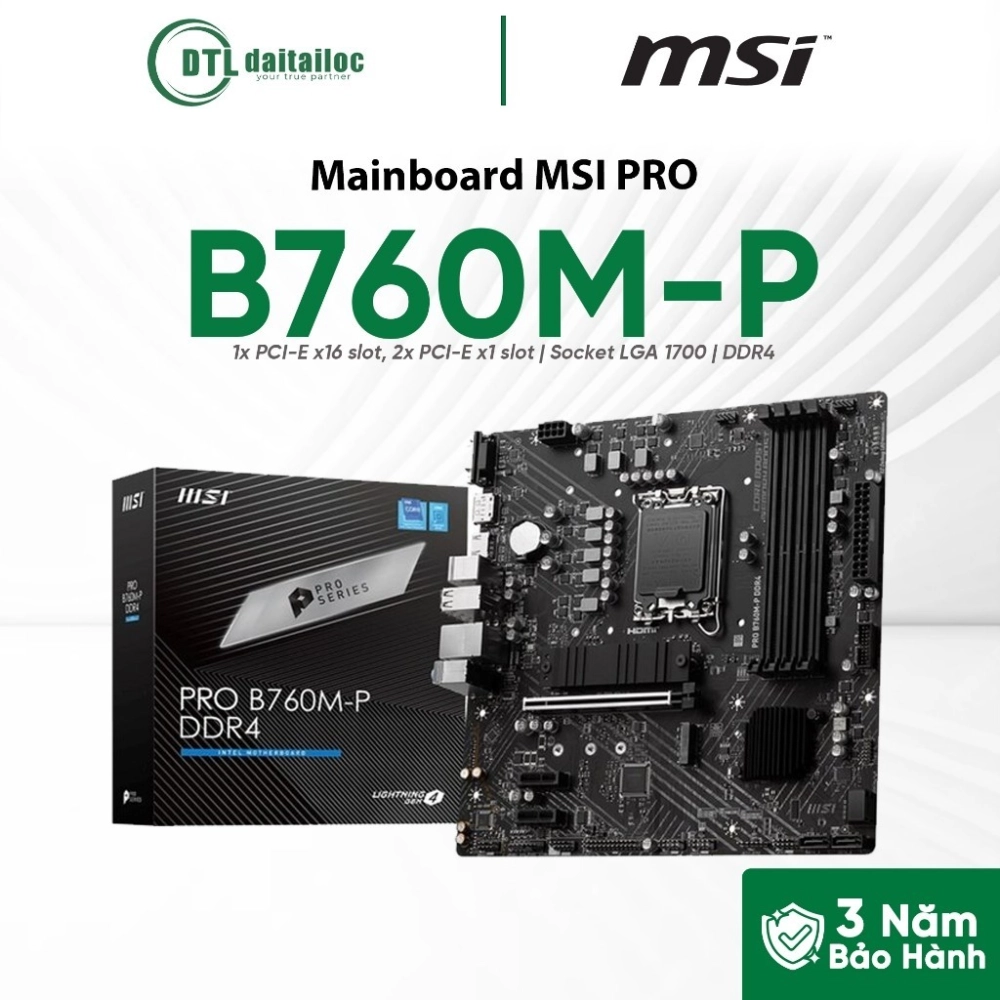 MAINBOARD MSI PRO B760M-P DDR4