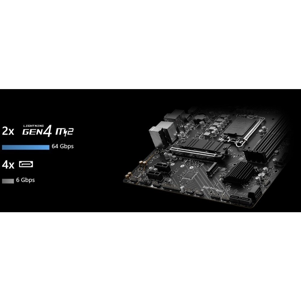 MAINBOARD MSI PRO B760M-P DDR4