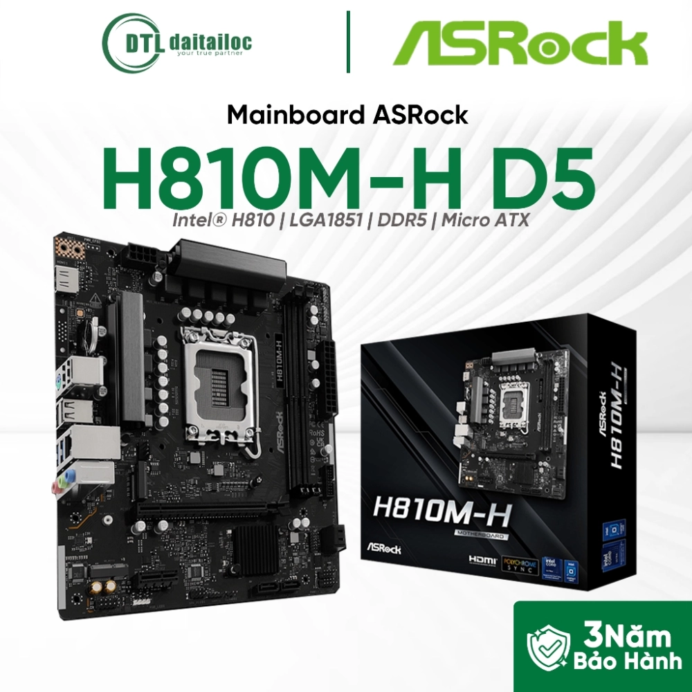 Main ASRock H810M-H DDR5