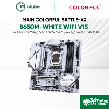 MAINBOARD COLORFUL BATTLE-AX B650M-WHITE WIFI V15
