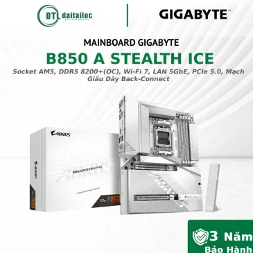 MAINBOARD GIGABYTE B850 AORUS STEALTH ICE DDR5