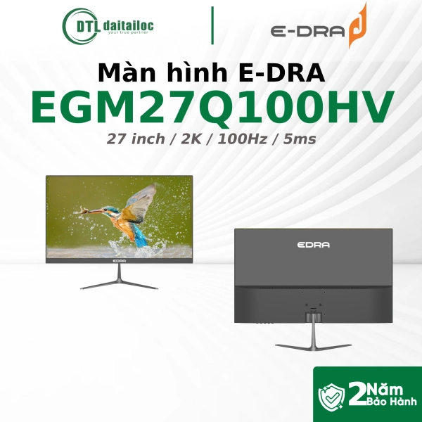 Màn hình E-dra EGM27Q100HV ( 27inch - IPS - 2K - 100Hz - 5ms )