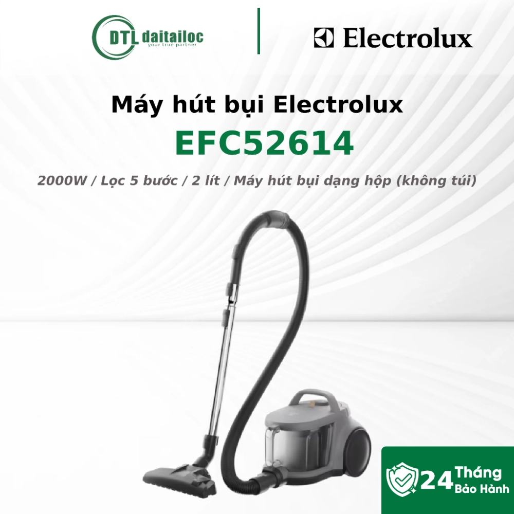 Máy Hút Bụi Electrolux EFC52614 2000W Lọc 5 bước 2 lít