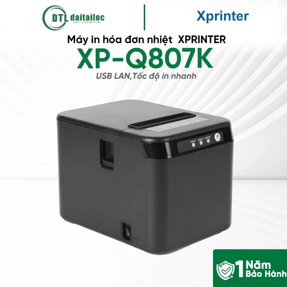 Máy in hóa đơn Xprinter XP-Q807K (USB+LAN)