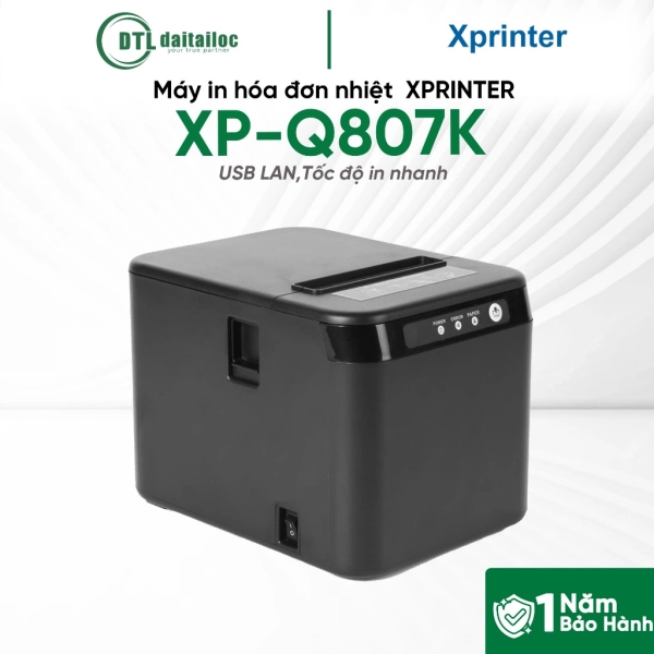 Máy in hóa đơn Xprinter XP-Q807K (USB+LAN)