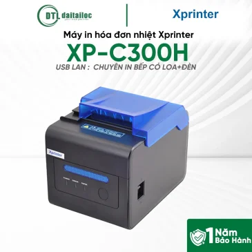 Máy in hóa đơn Xprinter XP-C300H (USB+LAN)