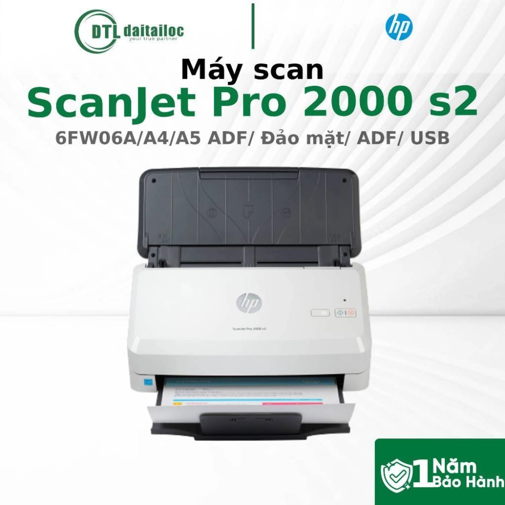 Máy Scan HP 2000S2 6FW06A ( Scan 2 mặt, tự động) (E)