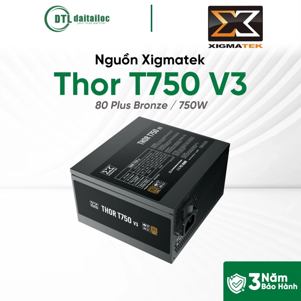 Nguồn Xigmatek Thor T750 V3 (80 PLUS BRONZE) - EN43130