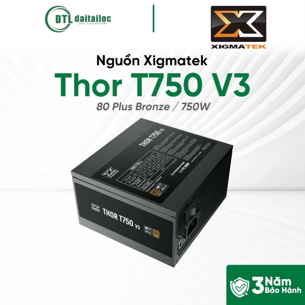 Nguồn Xigmatek Thor T750 V3 (80 PLUS BRONZE) - EN43130