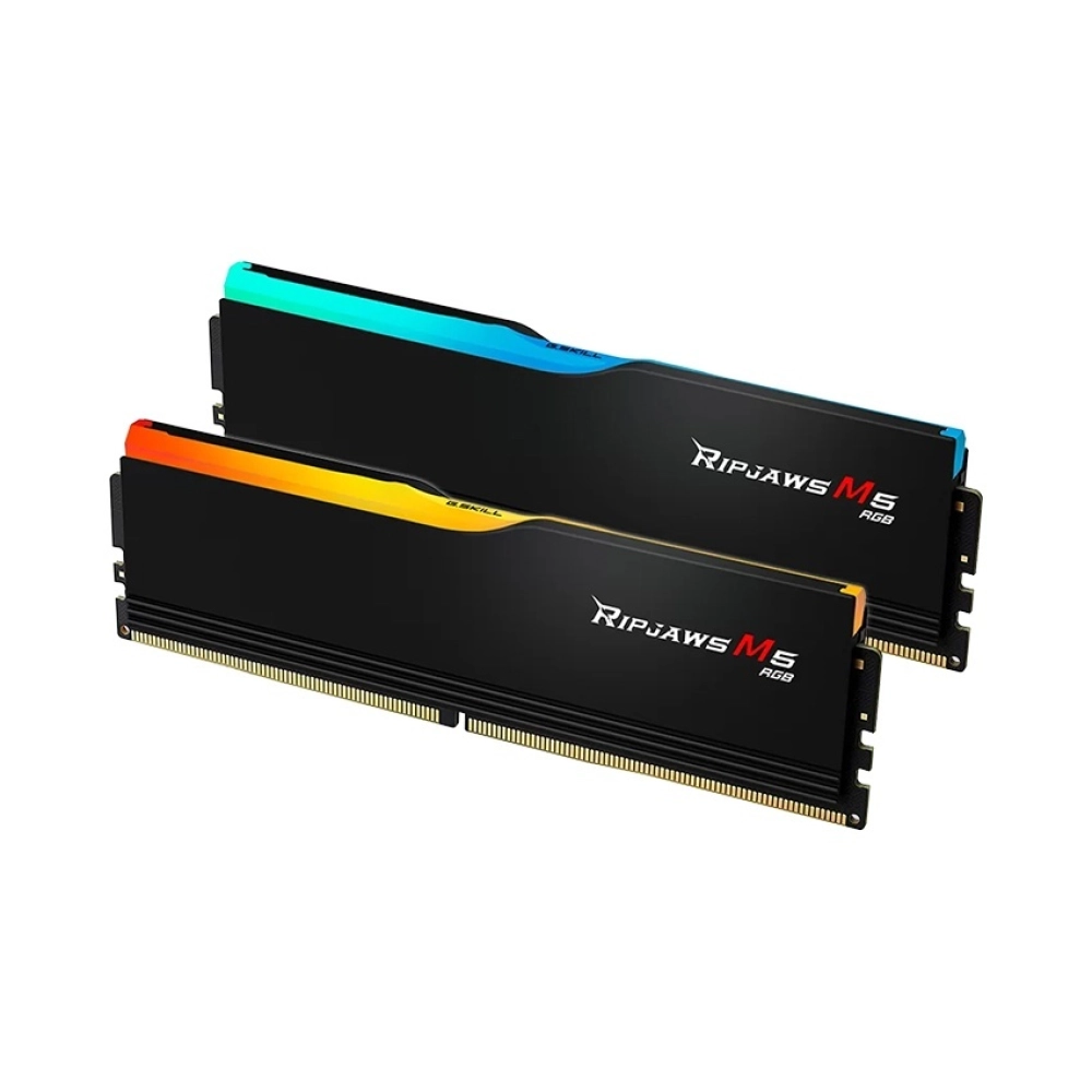 Ram PC G.Skill Ripjaws M5 RGB Black 64GB (32GBx2) DDR5 5200Mhz (F5-5200J4040A32GX2-RM5RK)