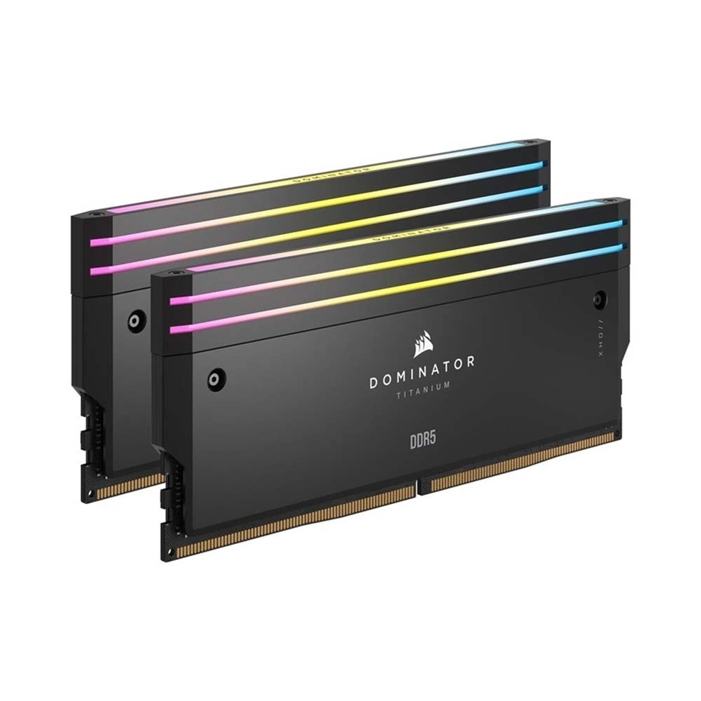 Ram Corsair DOMINATOR TITANIUM 32GB Bus 6600 (2x16GB) LED RGB BLACK (CMP32GX5M2X6600C32) 