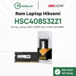 Ram Laptop Hiksemi 8GB DDR4 Bus 3200 SODIMM Đen Không Tản (HSC408S32Z1) 