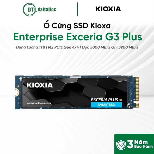 SSD KIOXIA Enterprise Exceria G3 Plus 1TB M2 2280 PCIE Gen 4x4