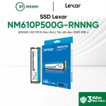 SSD Lexar NM610 Pro 500GB M2 PICE Gen 3x4 (NM610P500G-RNNNG)