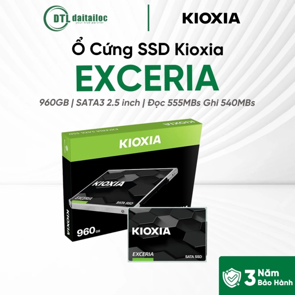 Ổ Cứng SSD Kioxia Exceria 960GB SATA3 2.5 inch