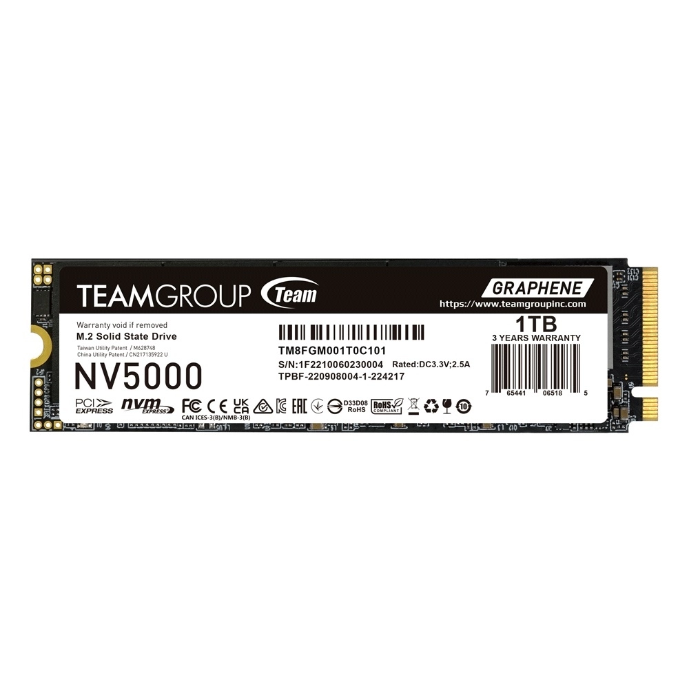Ổ Cứng SSD TeamGroup 1TB NV5000 M.2 PCIe NVMe Gen4x4
