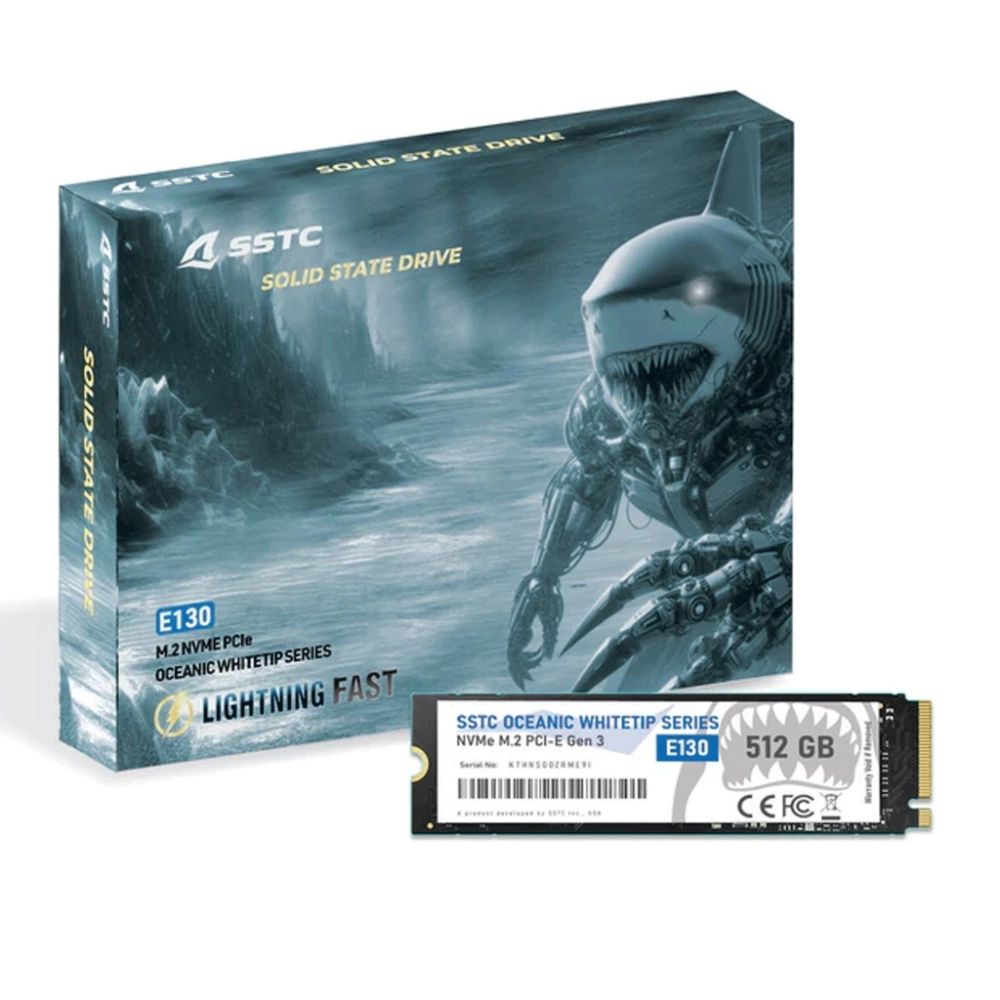Ổ Cứng SSD SSTC Oceanic Whitetip E130 512GB M.2 NVMe Gen3