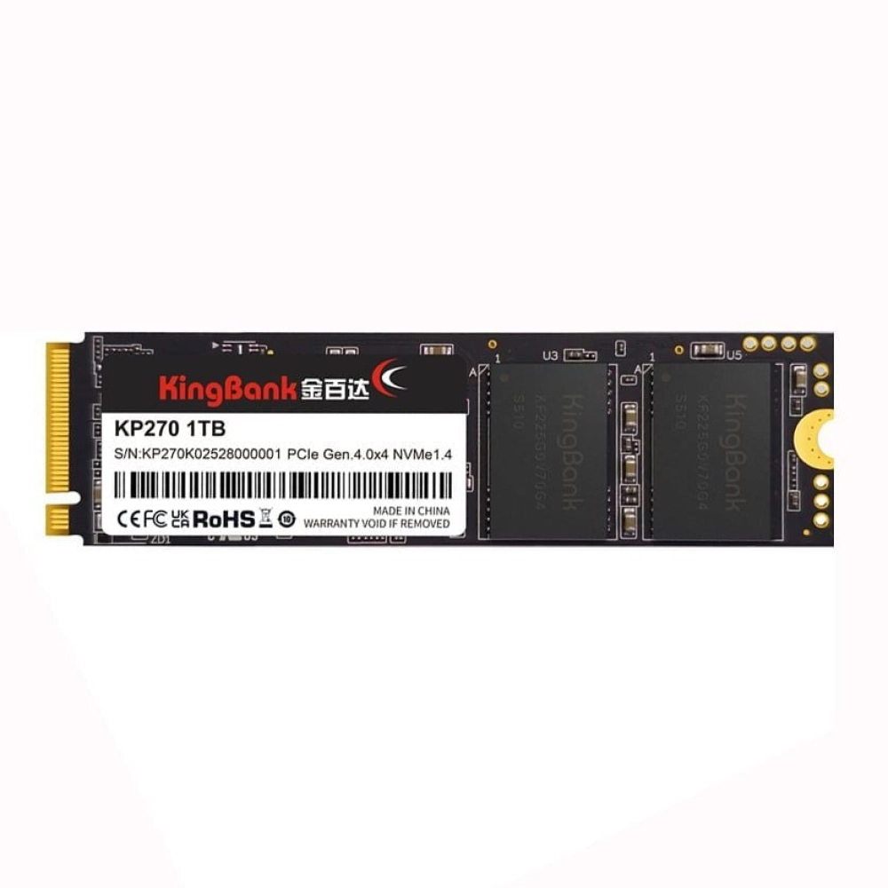 Ổ cứng SSD Kingbank KP270 1TB PCIe Gen4 x4 NVMe M.2 2280