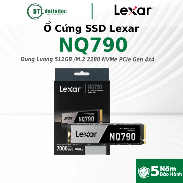 Ổ Cứng SSD Lexar NQ790 512GB M2 2280 NVMe PCIe Gen 4x4
