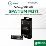 Ổ cứng SSD MSI SPATIUM M371 NVMe M.2 500GB PCIe Gen 3.0×4 
