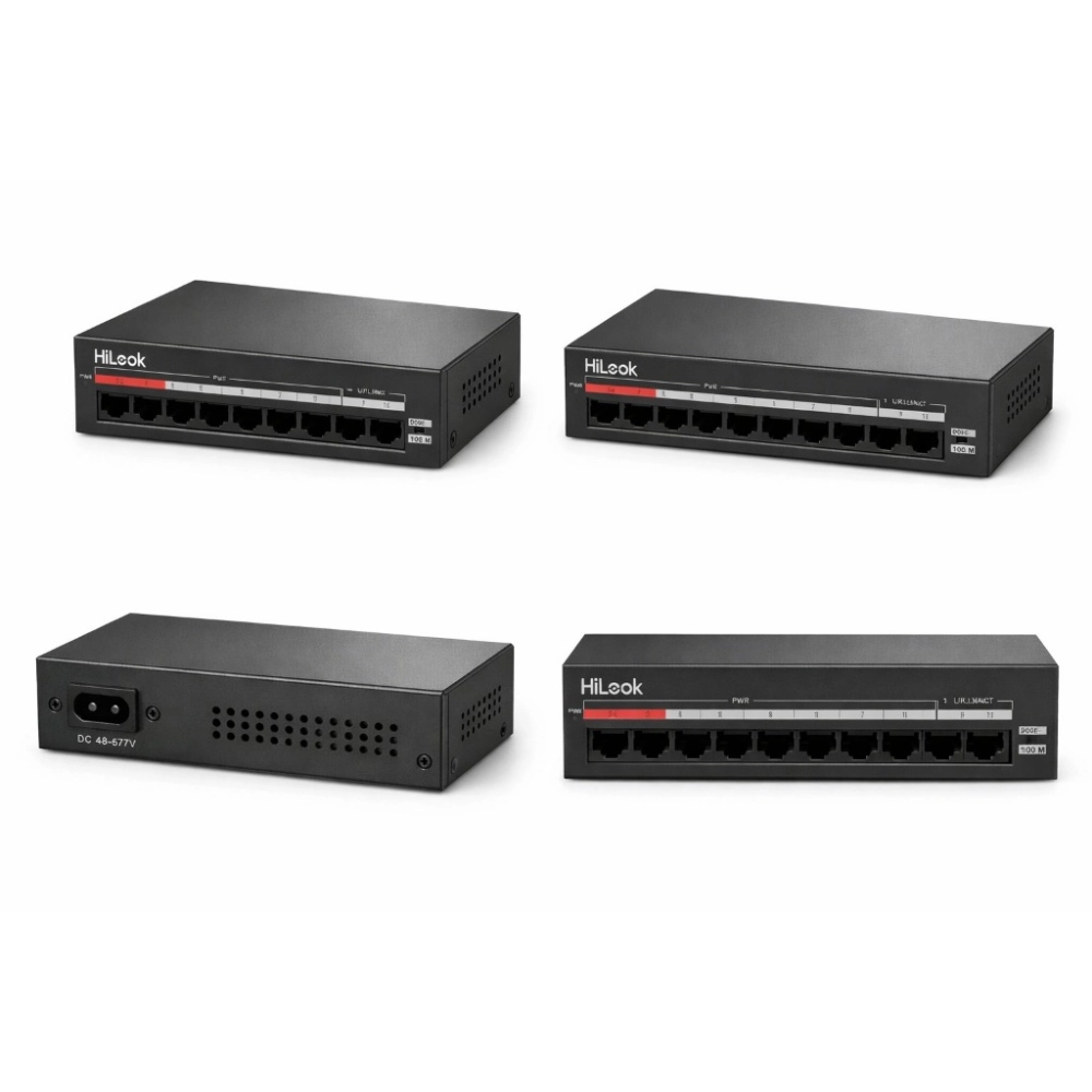 Switch Poe Hikvision DS-3E0110MP-60 (8p, 100mp)/ Hilook