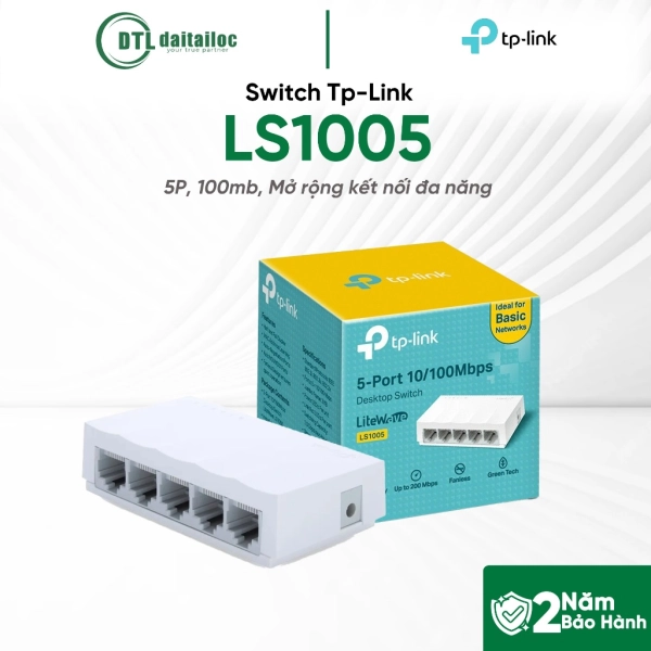 Switch Tp-Link 5P LS1005 100mb