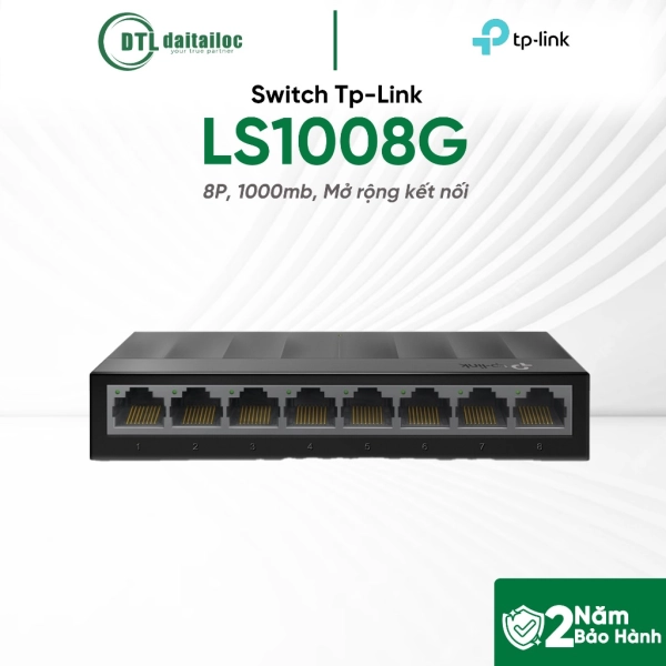 Switch Tp-Link 8P LS1008G 1000mb