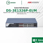 	Switch Poe Hikvision DS-3E1326P-EI/M (24P,100MP)